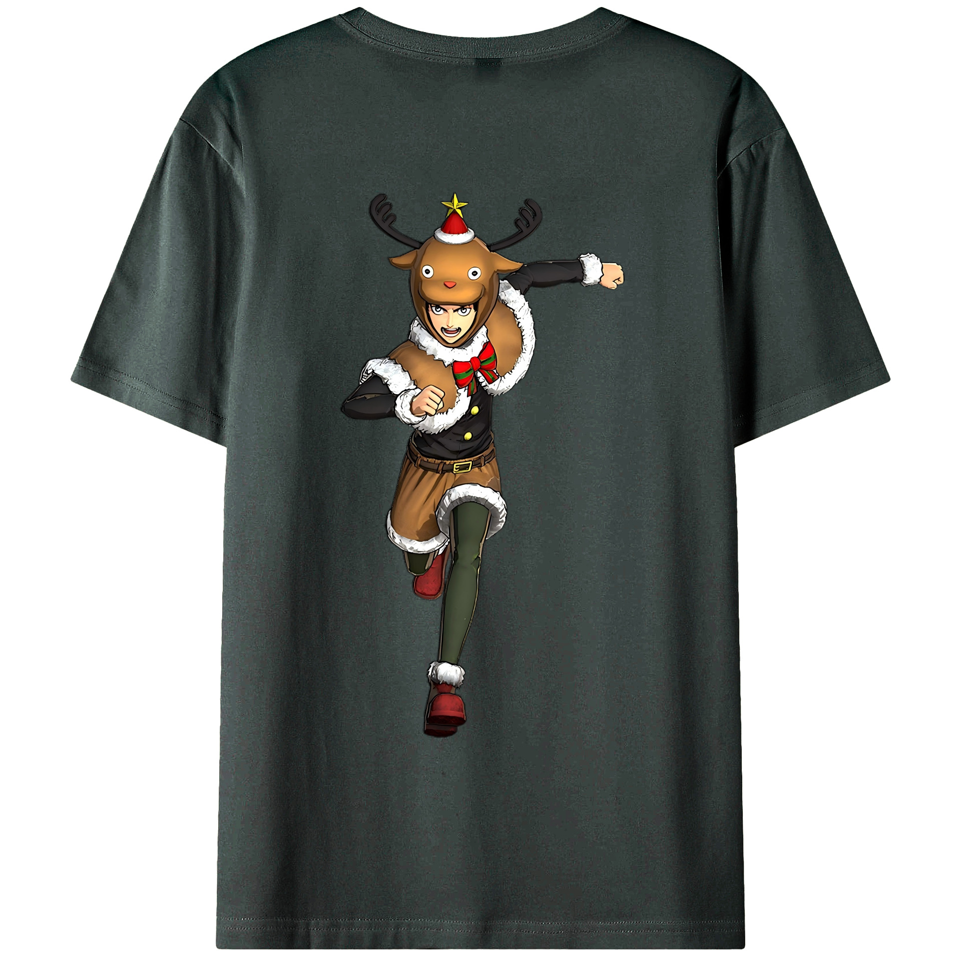 （画像用） 進撃の巨人 エレン･イェーガー Attack on Titan Eren Jäger 綿100％ メンズ半袖Tシャツ（バックプリント） 通気性